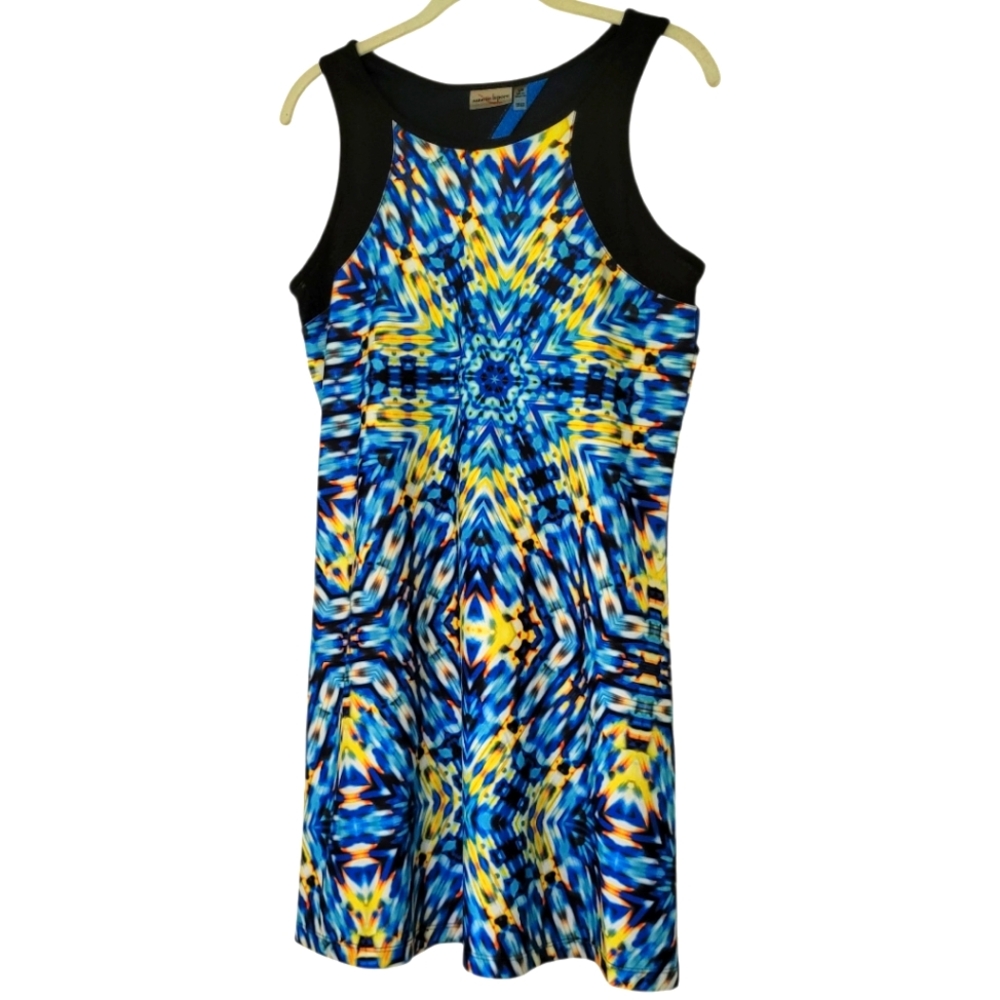 Nanette Lepore Play Tennis Dress Size Large Cobalt Blue Pickleball Athletic Prep
